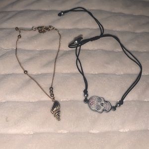 Shell and skull Bracelet